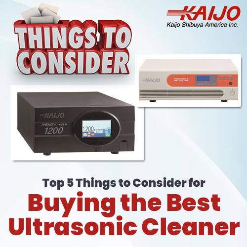 Proper ultrasonic cleaning solution for electronics PART 2 