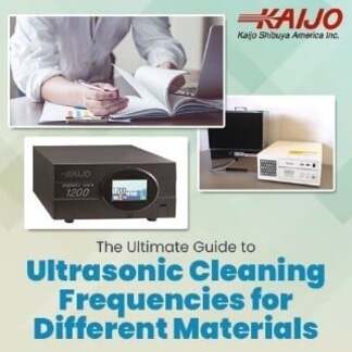 Guide to Ultrasonic Cleaning